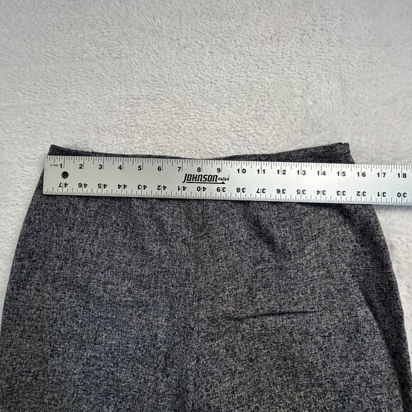 Piazza Sempione Womens Audrey Virgin Wool Blend Pants Size 46 Gray Made In Italy - Picture 6 of 9